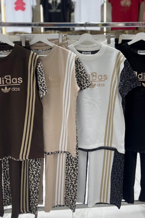ADS KOLLAR LEOPAR İKİLİ TAKIM Acı Kahve