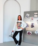 ÇİLEKLİ MCK SWEATSHİRT  Beyaz
