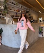 BUGGS BUNNY SWEATSHİRT  Pembe