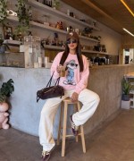 BUGGS BUNNY SWEATSHİRT  Pembe