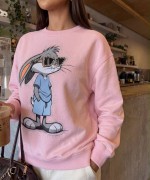 BUGGS BUNNY SWEATSHİRT  Pembe