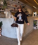 BUGGS BUNNY SWEATSHİRT  Siyah