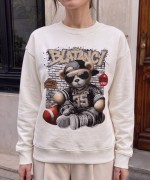 BLATANCY AYICIKLI SWEATSHİRT  Beyaz