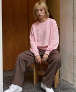 SİMLİ AYICIKLI SWEATSHİRT  Pembe