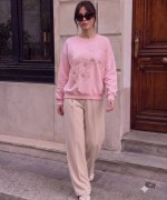 ÇOKLU PAPATYALI SWEATSHİRT  Pembe