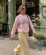 GES TAŞLI SWEATSHİRT  Pembe