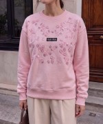 MİN MİN YAZILI SWEATSHİRT  Pembe