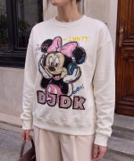 FİYONKLU MCKY SWEATSHİRT  Beyaz