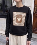 GES KARE DETAY SWEATSHİRT  Siyah