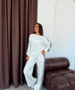 ADS KABARTMA DETAY İKİLİ TAKIM  Beyaz