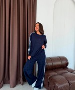ADS KABARTMA DETAY İKİLİ TAKIM  Lacivert