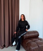 ADS KABARTMA DETAY İKİLİ TAKIM  Siyah