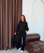 ADS KABARTMA DETAY İKİLİ TAKIM  Siyah