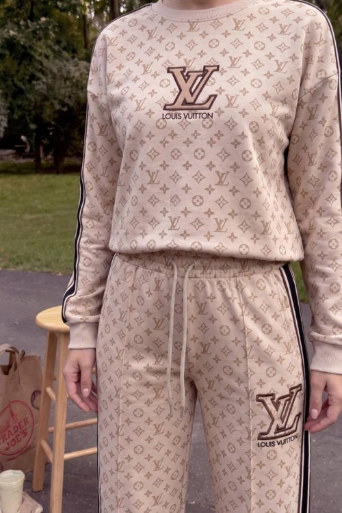 LV KABARTMALI İKİLİ TAKIM Bej