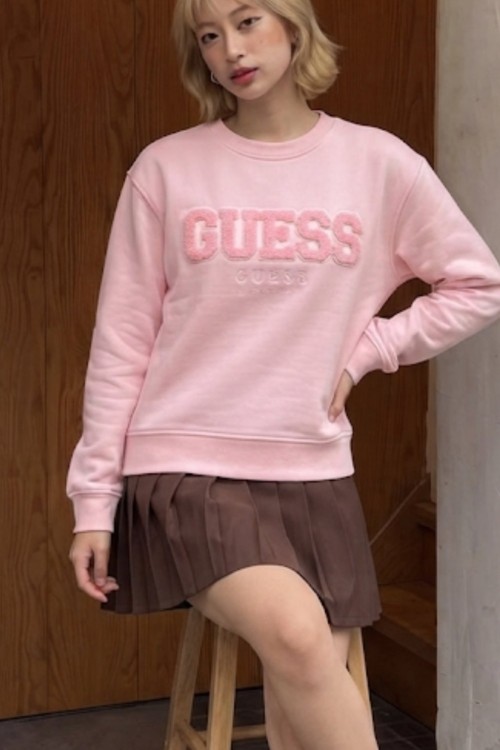 GES 1981 İŞLEME DETAY SWEATSHİRT  Pembe