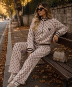 FERMUARLI ÇOKLU GES İKİLİ TAKIM  Bej