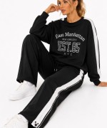 EAST MANHANTTAN EST 85 YAZILI İKİLİ TAKIM  Siyah