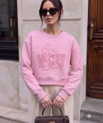 SİMLİ MCK SWEATSHİRT  Pembe