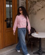 SİMLİ MCK SWEATSHİRT  Pembe
