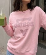 GES KABARTMALI SWEATSHİRT  Pembe