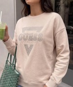 GES KABARTMALI SWEATSHİRT  Bej