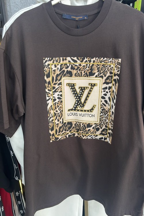 LV BASKI TİŞÖRT Acı Kahve