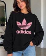 ADS BASKI SWEATSHİRT  Siyah