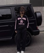 YARIM FERMUAR NEW YORK SWEATSHİRT  Siyah