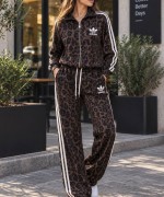 ADS BÜYÜK LEOPAR FERMUARLI İKİLİ TAKIM  Acı Kahve