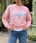 NY NEWYORK SWEATSHİRT  Pembe