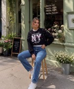 NY NEWYORK SWEATSHİRT  Siyah