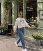 NY NEWYORK SWEATSHİRT  Beyaz