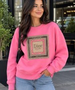 DR BASKILI SWEATSHİRT  Pembe