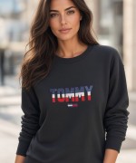 TMY YAZILI SWEATSHİRT  Siyah