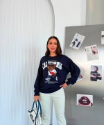 CALİFORNİA AYICIKLI SWEATSHİRT  Lacivert