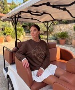 GES İÇ İÇE YAZILI SWEATSHİRT  Acı Kahve