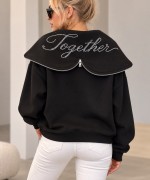 TOGETHER ŞARDONLU SWEATSHİRT  Siyah