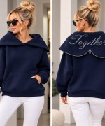 TOGETHER ŞARDONLU SWEATSHİRT  Lacivert