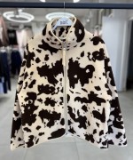İNEK DESEN POLAR CEKET Krem
