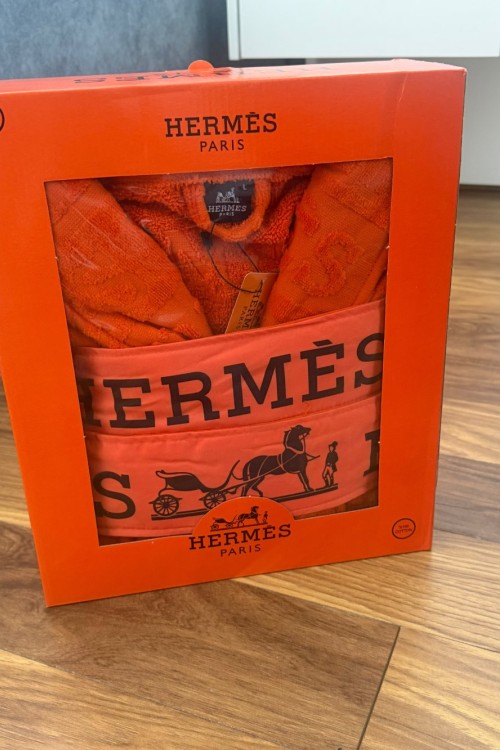 HRMS BORNOZ SETİ  Turuncu