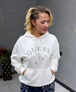 GES 1981 KAPŞONLU SWEATSHİRT  Beyaz