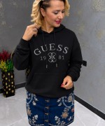 GES 1981 KAPŞONLU SWEATSHİRT  Siyah