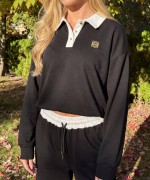 LOEWE POLO YAKA İKİLİ TAKIM  Siyah