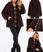 Angora tasarım hırka Acı Kahve
