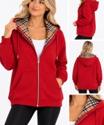 BRRY UNISEX FERMUARLI HIRKA  Kırmızı