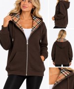 BRRY UNISEX FERMUARLI HIRKA  Kahverengi