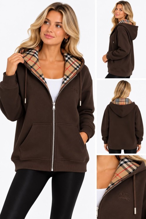 BRRY UNISEX FERMUARLI HIRKA  Kahverengi