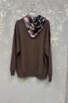 FLAR DETAYLI TASARIM SWEAT  Acı Kahve