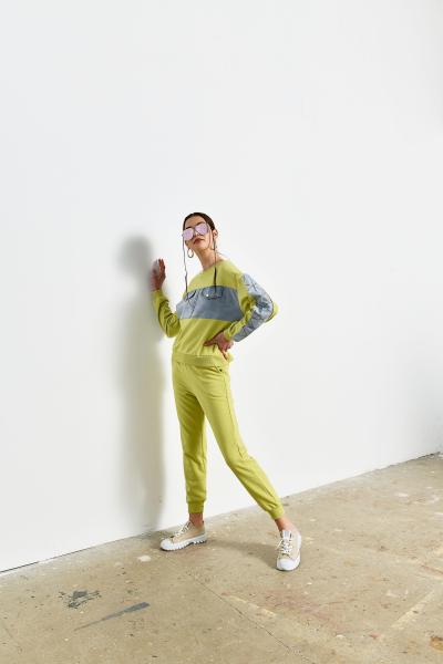 KOT DETAY TASARIM İKİLİ TAKIM Yeşil