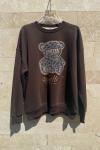 REBEL AYICIKLI ŞARDONSUZ SWEAT 65 CM  Acı Kahve
